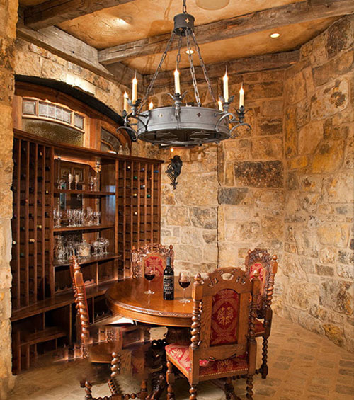 清新自然的田園風格酒窖效果圖欣賞