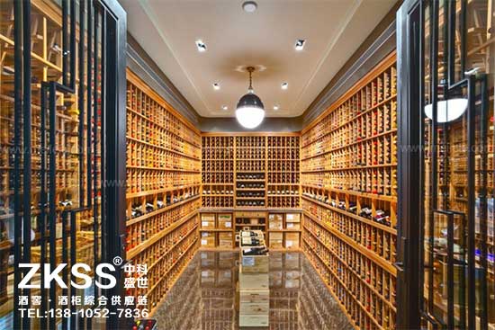 燈光與線條極致搭配的酒窖設計