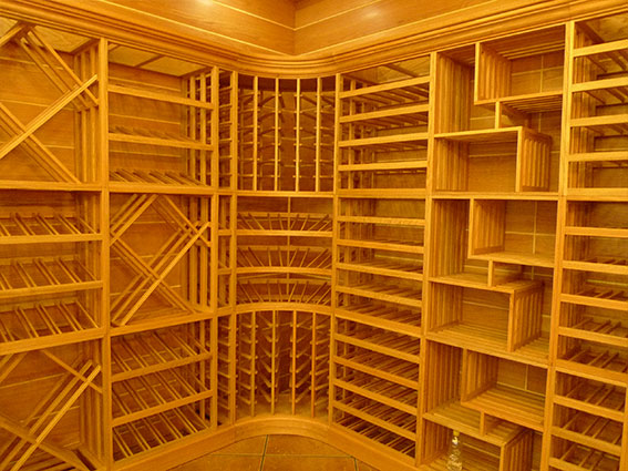 中科盛世實木酒窖定制