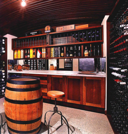 中科盛世，酒窖設(shè)計(jì)，實(shí)木酒窖定制