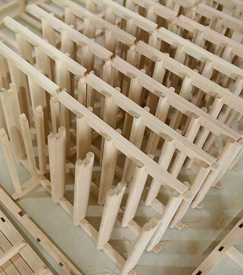 別墅酒窖工程中酒架設計的工藝特色