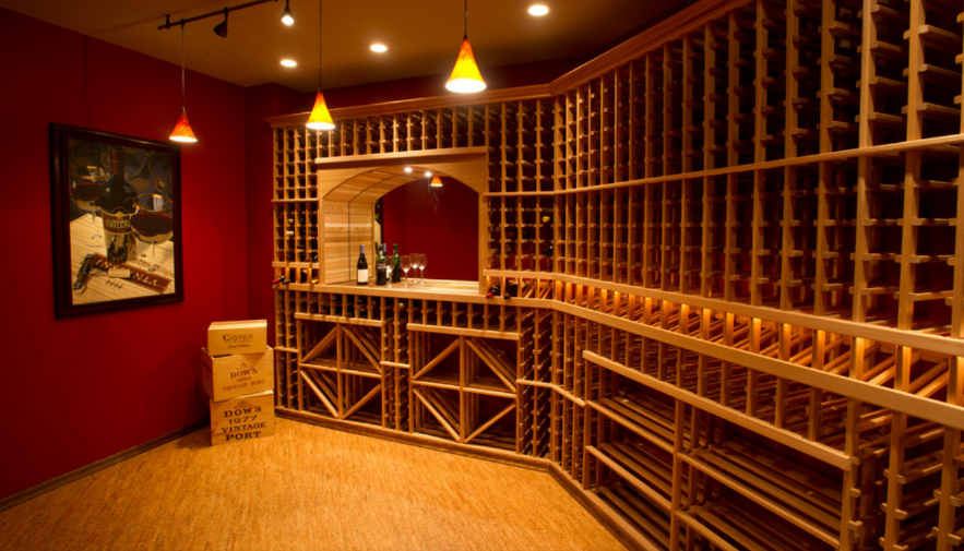 中科盛世，實木酒架設(shè)計